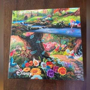 Thomas Kinkade Disney Alice in Wonderland Puzzle